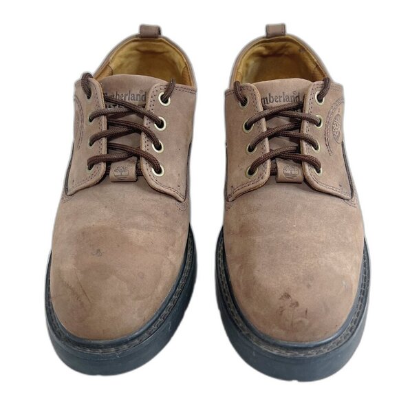 Timberland Men's Stormbuck Waterproof Brown Leather Oxfords Lace Up Size 7.5 - Picture 3 of 8